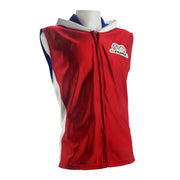 Dazzle Sleeveless Ring Jacket with Hood